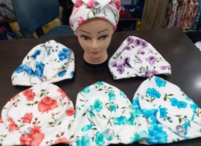 فروش حوله کلاه حمامی چاپی